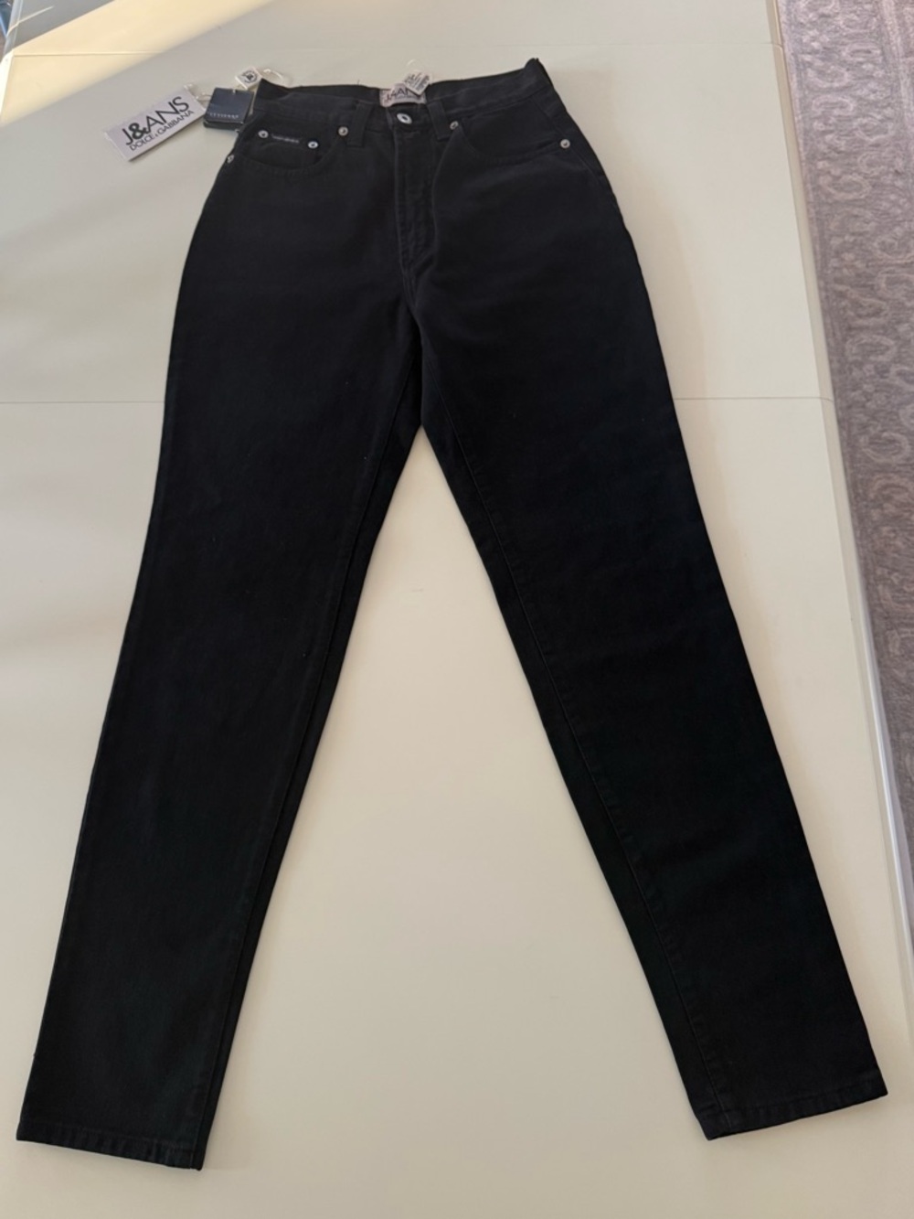 Dolce & Gabbana NWT High-Waist Black Slim Jeans